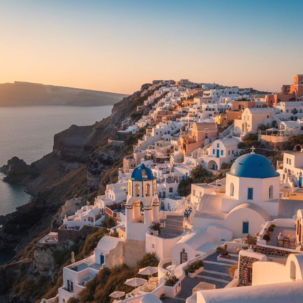 Santorini Griechenland - Beliebtes Reiseziel für Pauschalurlaub