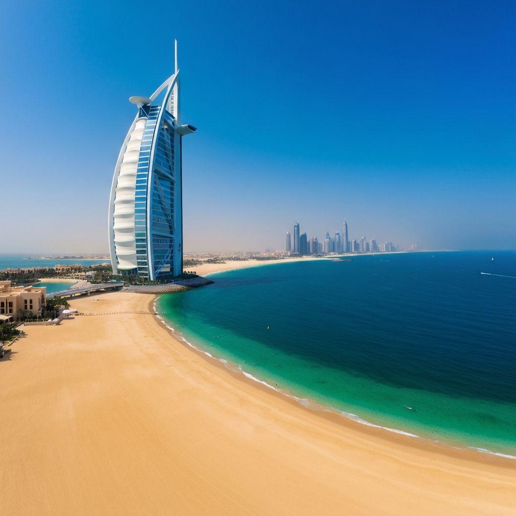 Burj Al Arab Dubai 7-Sterne Hotel - Das luxuriöseste Hotel der Welt in Segelform