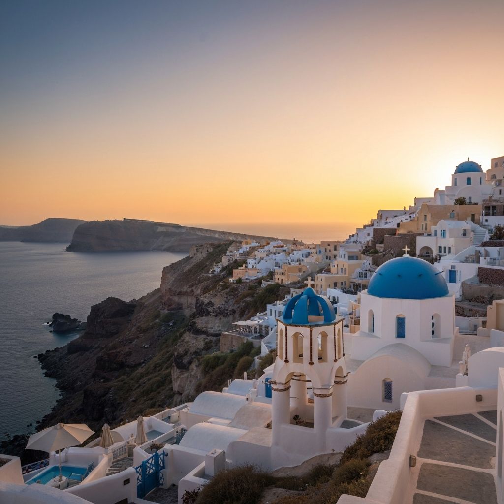 Santorini Griechenland Santorini Griechenland - Beliebtes Reiseziel für Pauschalurlaub