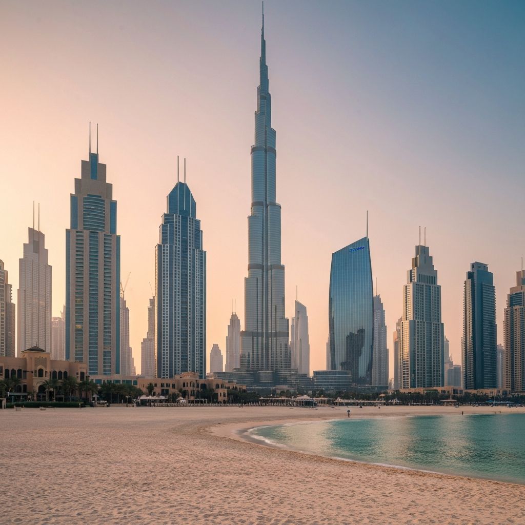 Dubai Skyline - Sichere Reisebuchung