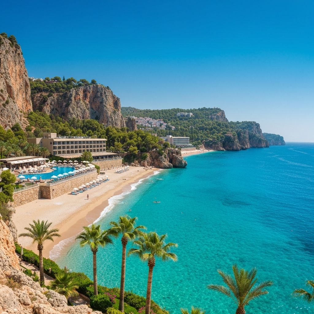 Türkei Urlaub - Türkisküste bei Antalya mit Klippen