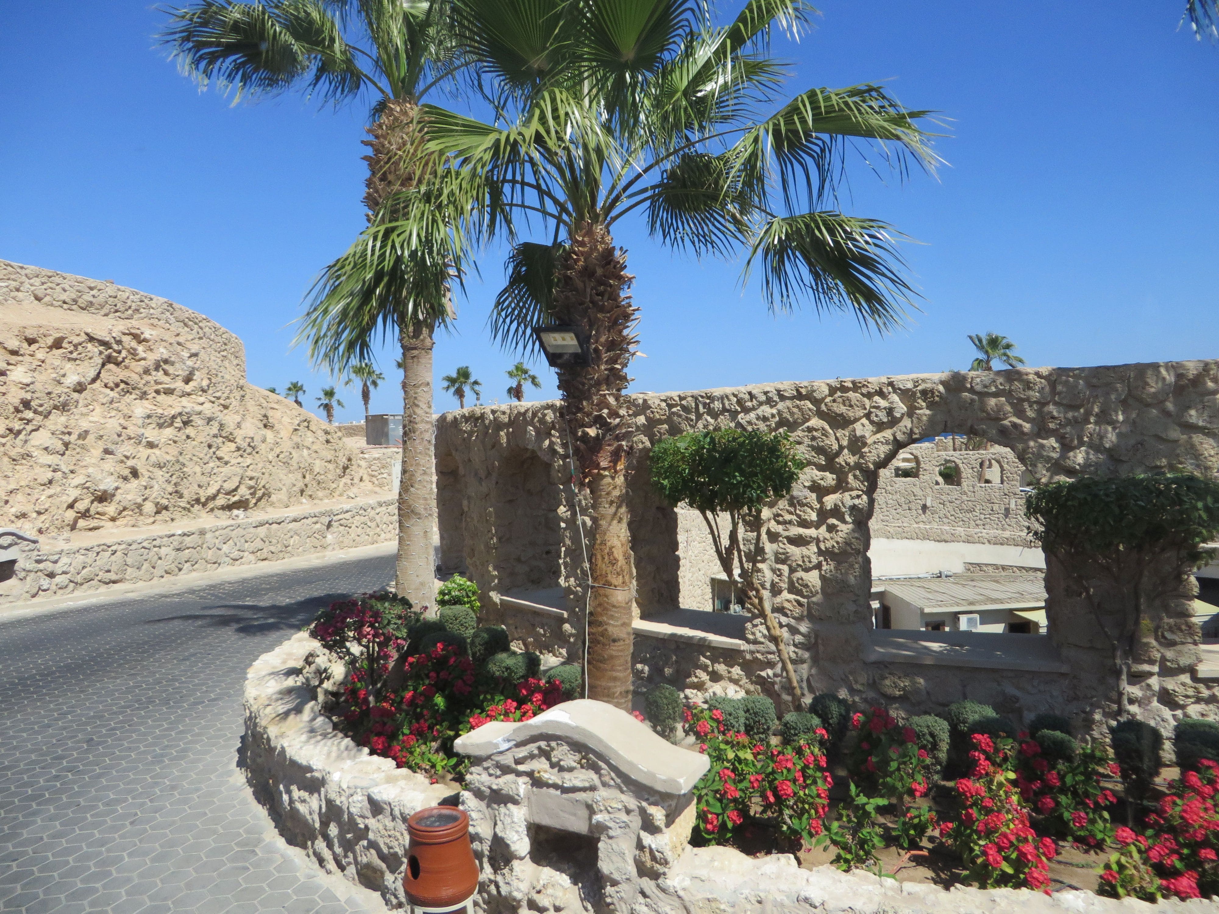 Pickalbatros Citadel Resort Sahl Hasheesh - Beeindruckende Arena-Architektur bei Dämmerung