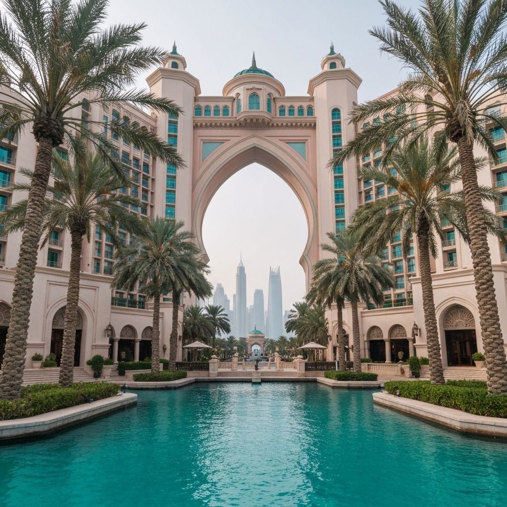 Atlantis The Palm Dubai Luxushotel - Ikonisches Resort auf Palm Jumeirah mit Wasserpark