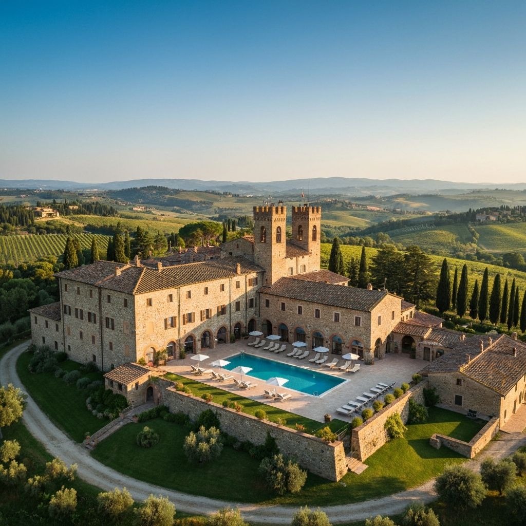 Castello di Casole Toskana - Luxushotel im Kastell