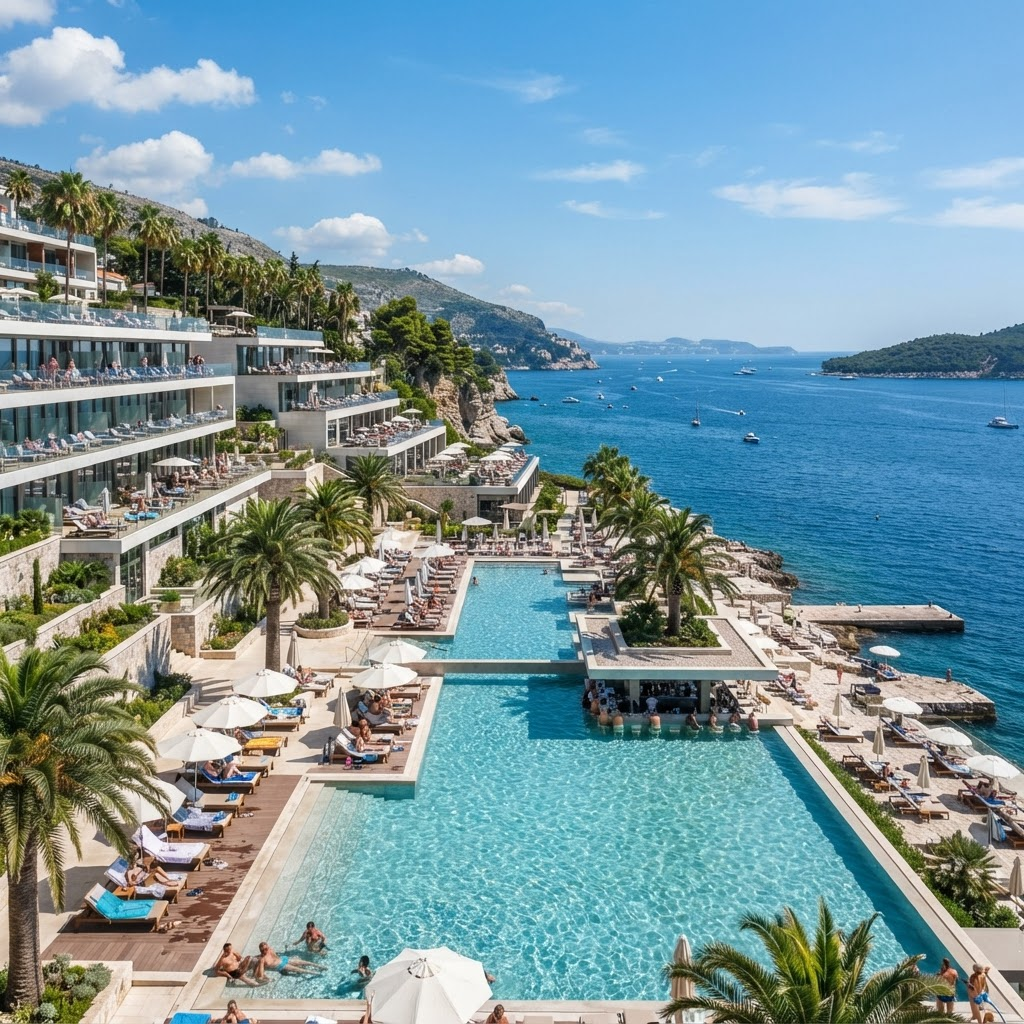 Rixos Premium Dubrovnik Kroatien - All-Inclusive Resort mit Pool und Adriablick